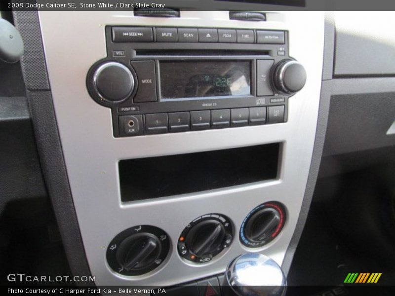 Stone White / Dark Slate Gray 2008 Dodge Caliber SE