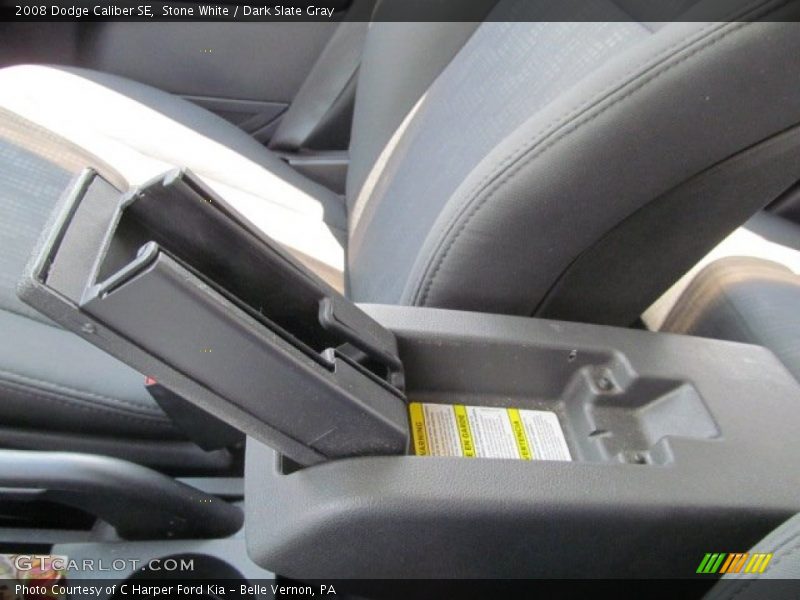 Stone White / Dark Slate Gray 2008 Dodge Caliber SE