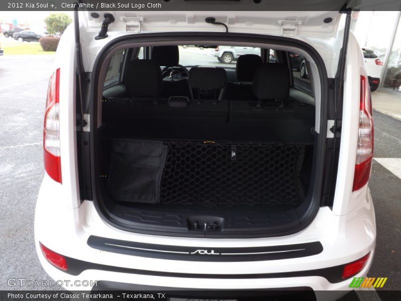 Clear White / Black Soul Logo Cloth 2012 Kia Soul +