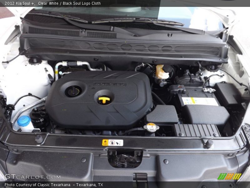 Clear White / Black Soul Logo Cloth 2012 Kia Soul +