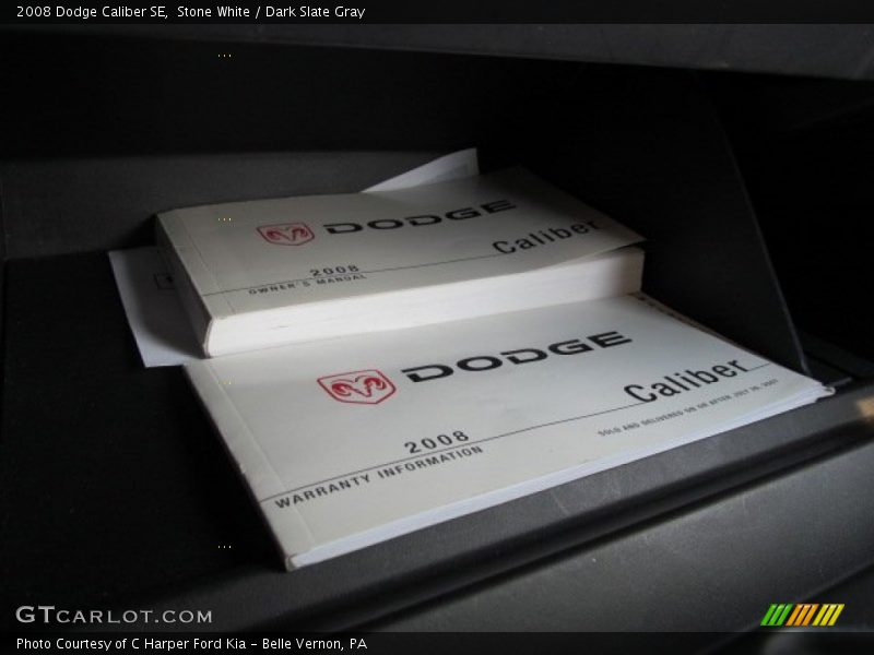 Stone White / Dark Slate Gray 2008 Dodge Caliber SE