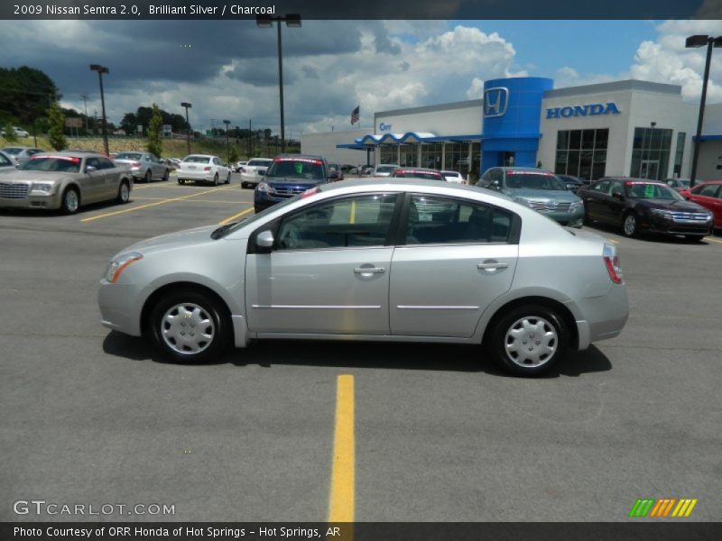 Brilliant Silver / Charcoal 2009 Nissan Sentra 2.0