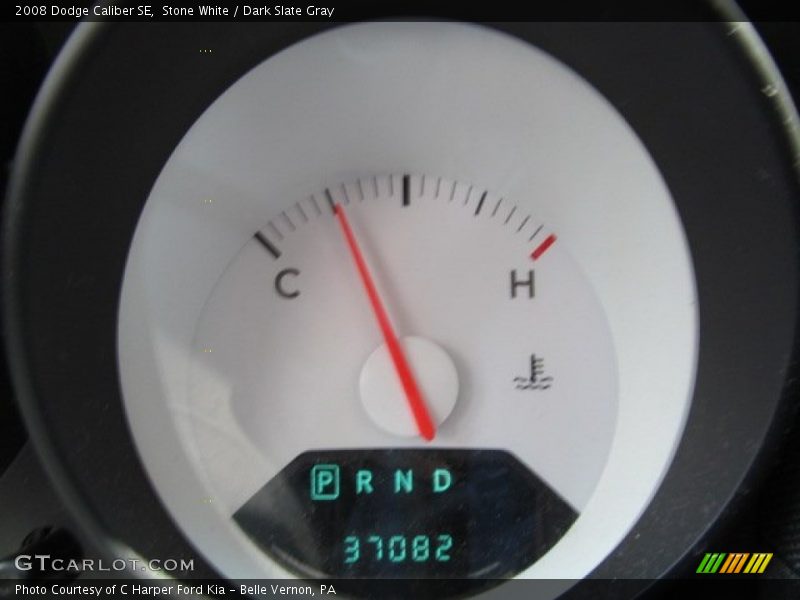 Stone White / Dark Slate Gray 2008 Dodge Caliber SE