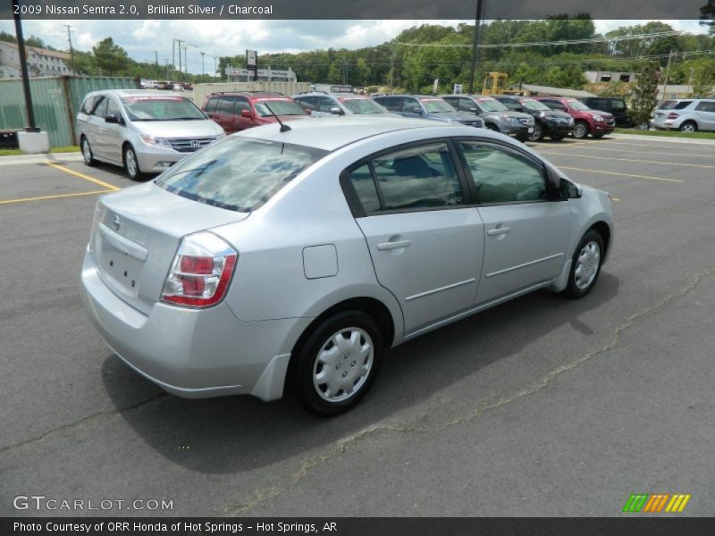 Brilliant Silver / Charcoal 2009 Nissan Sentra 2.0