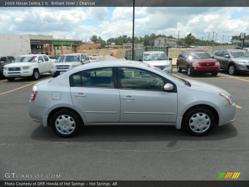Brilliant Silver / Charcoal 2009 Nissan Sentra 2.0