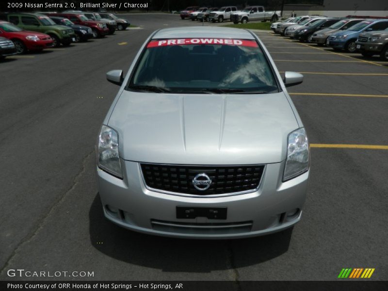 Brilliant Silver / Charcoal 2009 Nissan Sentra 2.0