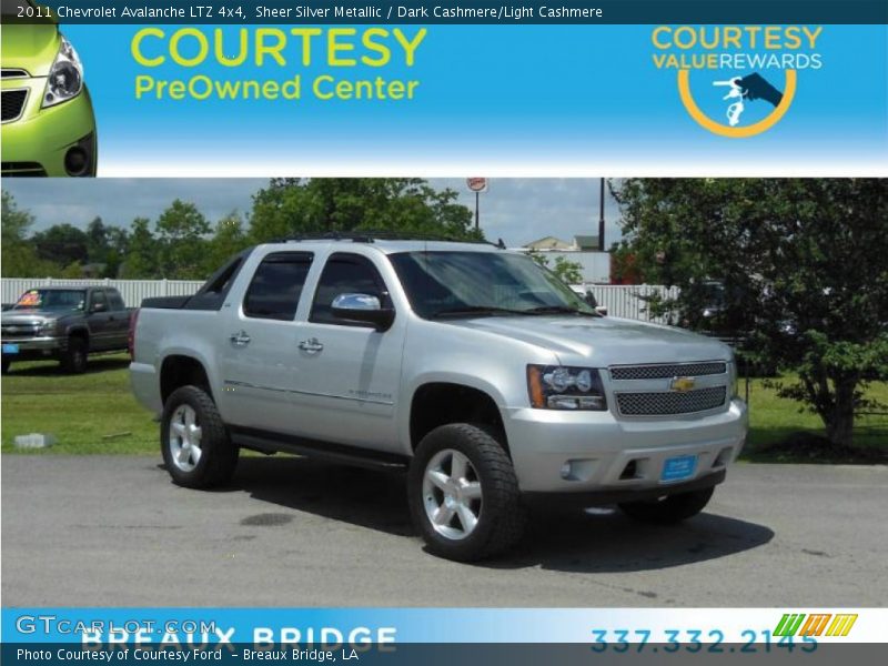 Sheer Silver Metallic / Dark Cashmere/Light Cashmere 2011 Chevrolet Avalanche LTZ 4x4