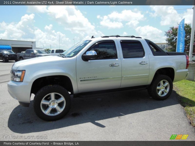 Sheer Silver Metallic / Dark Cashmere/Light Cashmere 2011 Chevrolet Avalanche LTZ 4x4