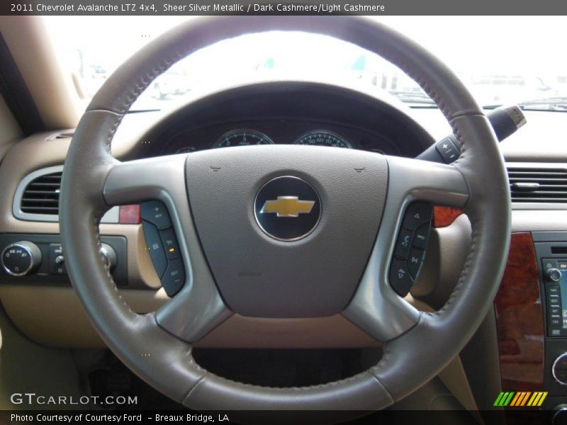 Sheer Silver Metallic / Dark Cashmere/Light Cashmere 2011 Chevrolet Avalanche LTZ 4x4