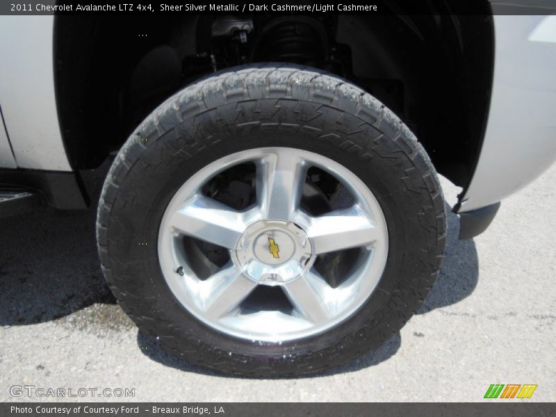 Sheer Silver Metallic / Dark Cashmere/Light Cashmere 2011 Chevrolet Avalanche LTZ 4x4