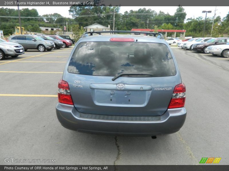 Bluestone Metallic / Gray 2005 Toyota Highlander I4