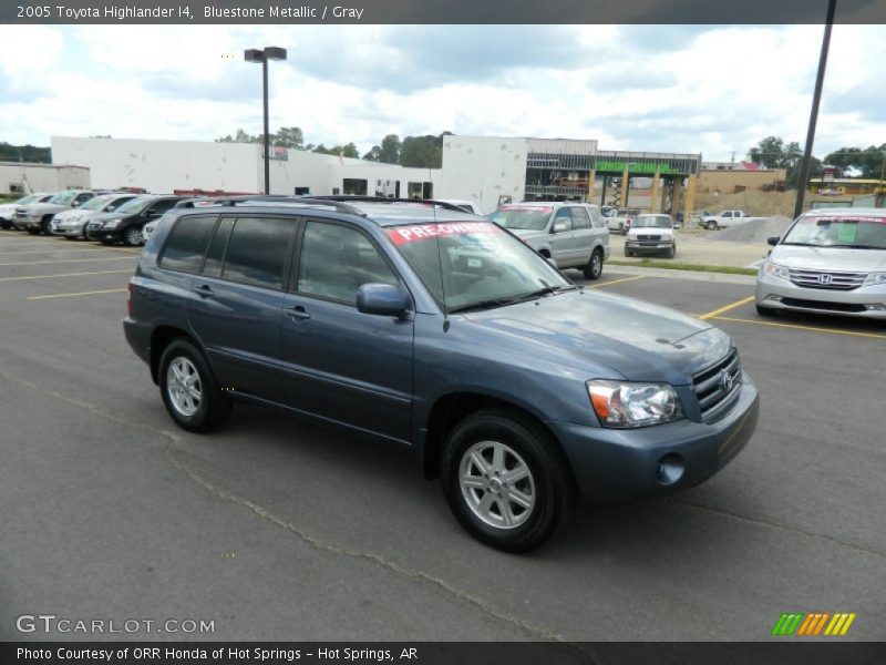 Bluestone Metallic / Gray 2005 Toyota Highlander I4