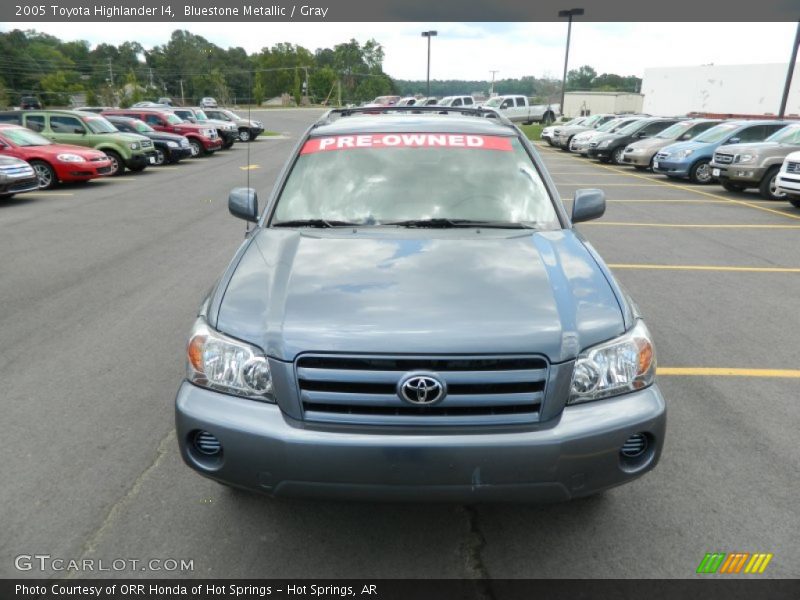 Bluestone Metallic / Gray 2005 Toyota Highlander I4
