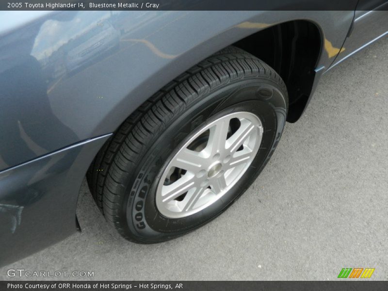 Bluestone Metallic / Gray 2005 Toyota Highlander I4