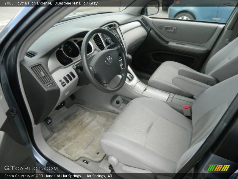 Bluestone Metallic / Gray 2005 Toyota Highlander I4