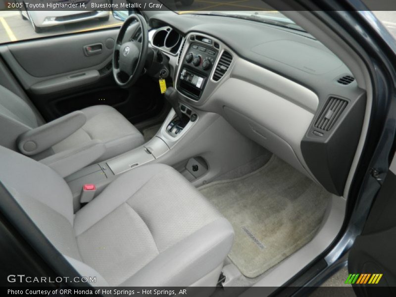 Bluestone Metallic / Gray 2005 Toyota Highlander I4