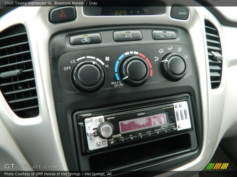 Bluestone Metallic / Gray 2005 Toyota Highlander I4