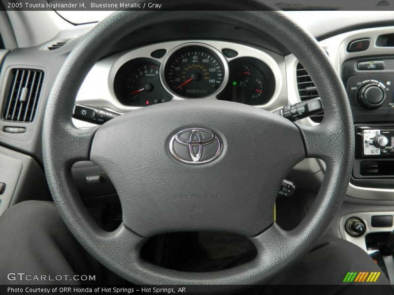 Bluestone Metallic / Gray 2005 Toyota Highlander I4