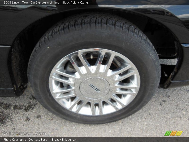 Black / Light Camel 2008 Lincoln Town Car Signature Limited