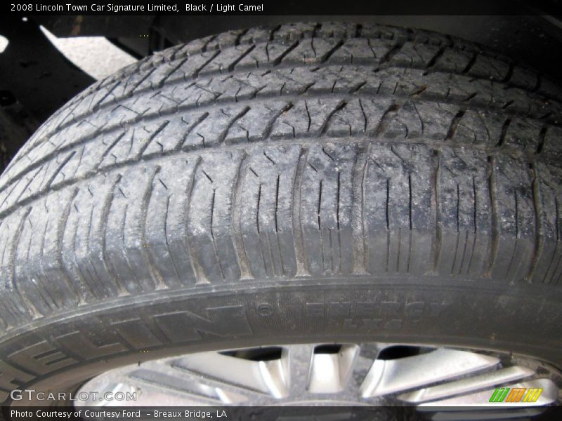 Black / Light Camel 2008 Lincoln Town Car Signature Limited