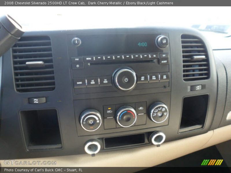 Dark Cherry Metallic / Ebony Black/Light Cashmere 2008 Chevrolet Silverado 2500HD LT Crew Cab