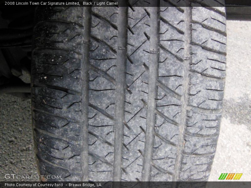 Black / Light Camel 2008 Lincoln Town Car Signature Limited