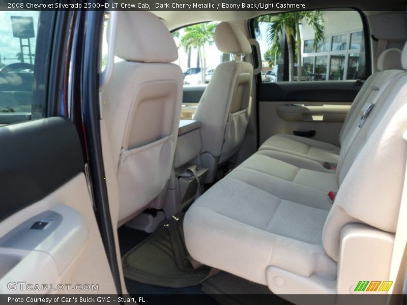 Dark Cherry Metallic / Ebony Black/Light Cashmere 2008 Chevrolet Silverado 2500HD LT Crew Cab
