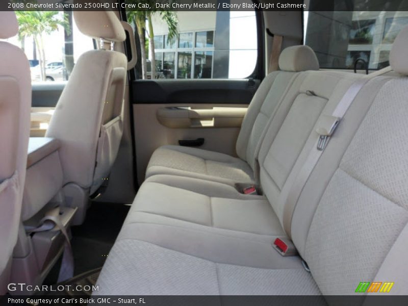 Dark Cherry Metallic / Ebony Black/Light Cashmere 2008 Chevrolet Silverado 2500HD LT Crew Cab