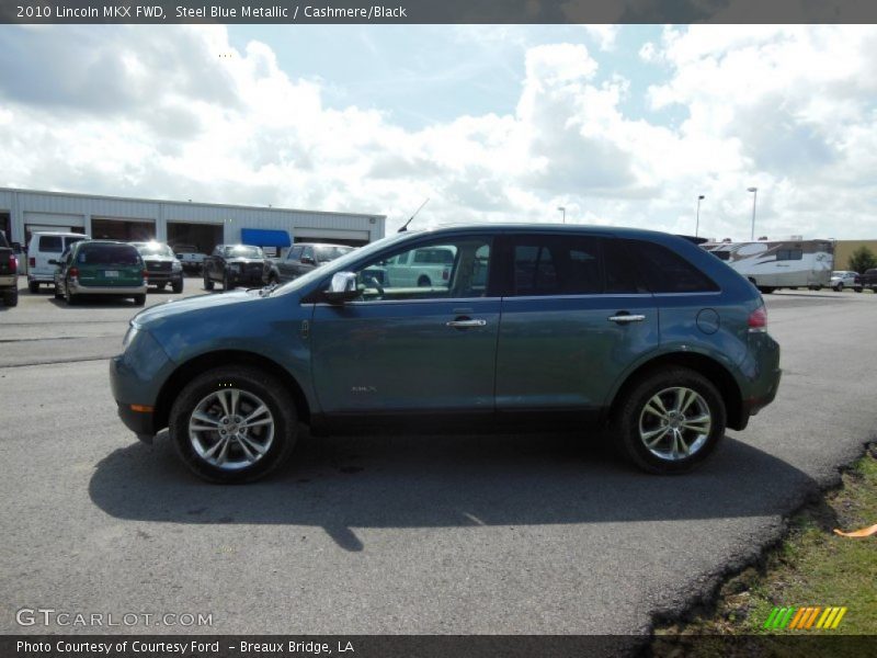 Steel Blue Metallic / Cashmere/Black 2010 Lincoln MKX FWD