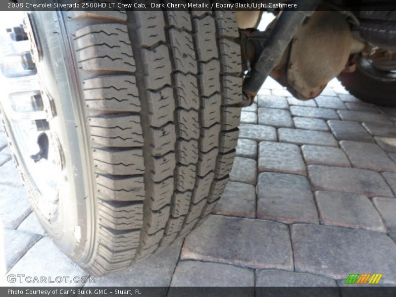 Dark Cherry Metallic / Ebony Black/Light Cashmere 2008 Chevrolet Silverado 2500HD LT Crew Cab