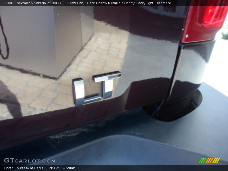 Dark Cherry Metallic / Ebony Black/Light Cashmere 2008 Chevrolet Silverado 2500HD LT Crew Cab