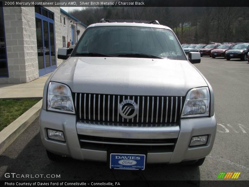 Silver Birch Metallic / Charcoal Black 2006 Mercury Mountaineer Luxury AWD