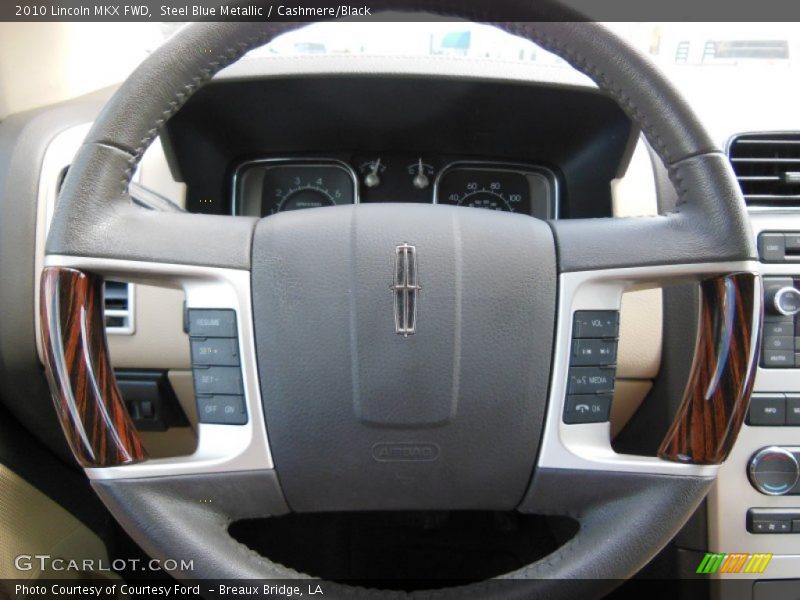 Steel Blue Metallic / Cashmere/Black 2010 Lincoln MKX FWD