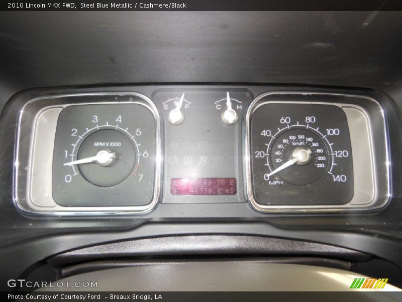 Steel Blue Metallic / Cashmere/Black 2010 Lincoln MKX FWD