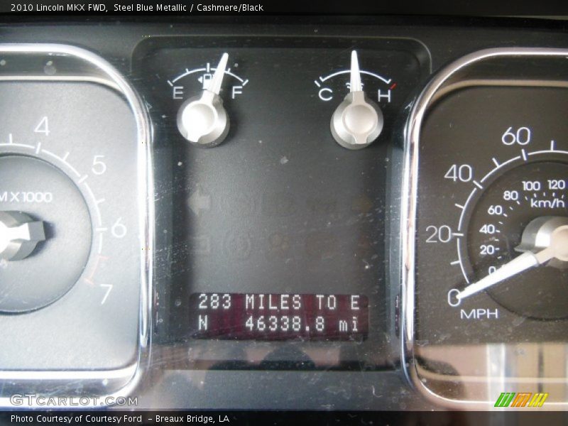 Steel Blue Metallic / Cashmere/Black 2010 Lincoln MKX FWD