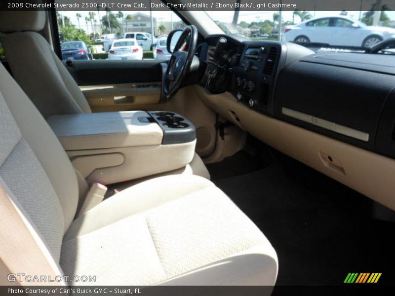 Dark Cherry Metallic / Ebony Black/Light Cashmere 2008 Chevrolet Silverado 2500HD LT Crew Cab