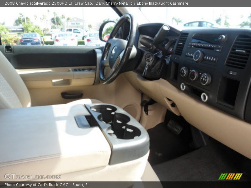 Dark Cherry Metallic / Ebony Black/Light Cashmere 2008 Chevrolet Silverado 2500HD LT Crew Cab