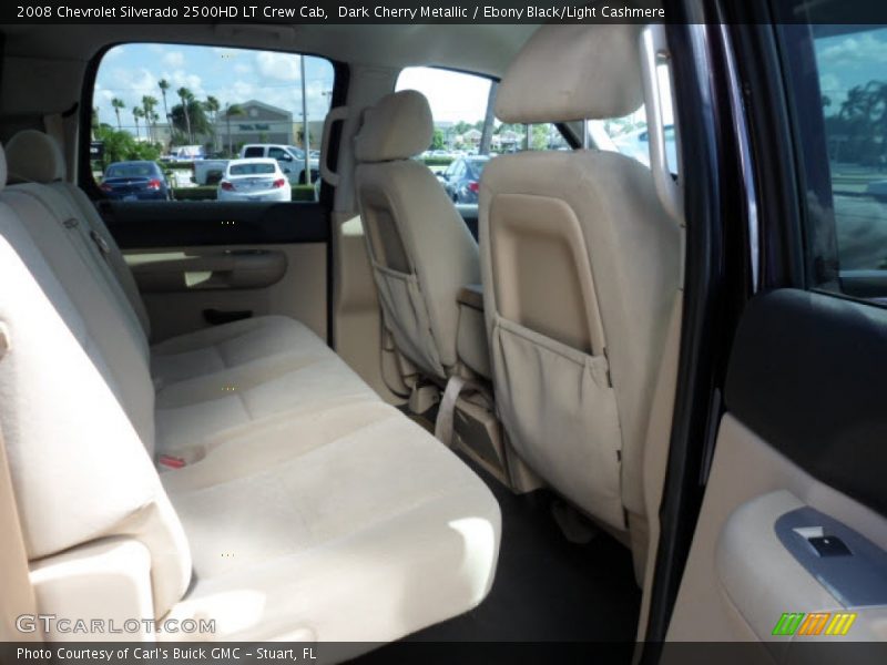 Dark Cherry Metallic / Ebony Black/Light Cashmere 2008 Chevrolet Silverado 2500HD LT Crew Cab