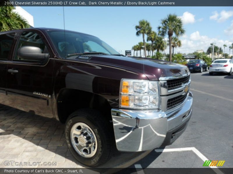 Dark Cherry Metallic / Ebony Black/Light Cashmere 2008 Chevrolet Silverado 2500HD LT Crew Cab