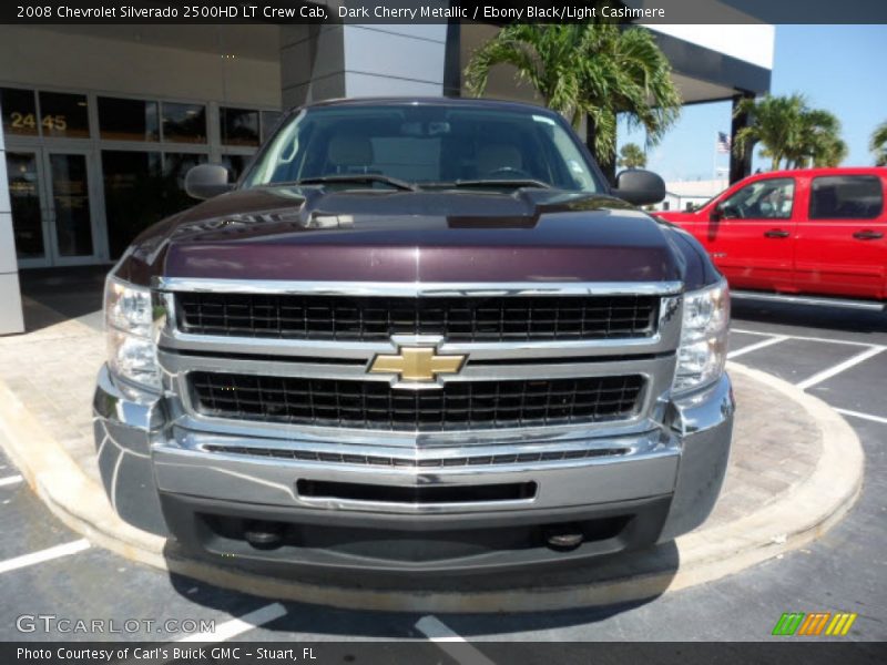 Dark Cherry Metallic / Ebony Black/Light Cashmere 2008 Chevrolet Silverado 2500HD LT Crew Cab
