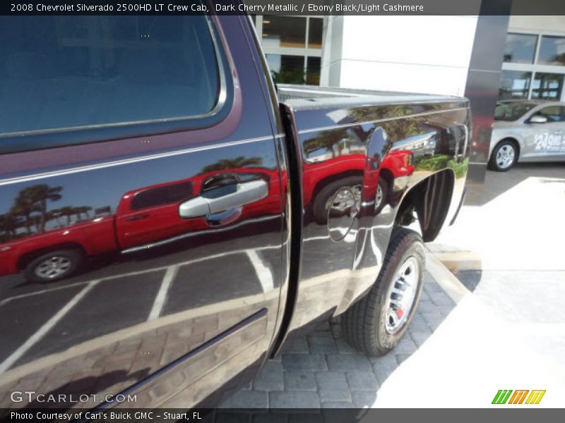 Dark Cherry Metallic / Ebony Black/Light Cashmere 2008 Chevrolet Silverado 2500HD LT Crew Cab