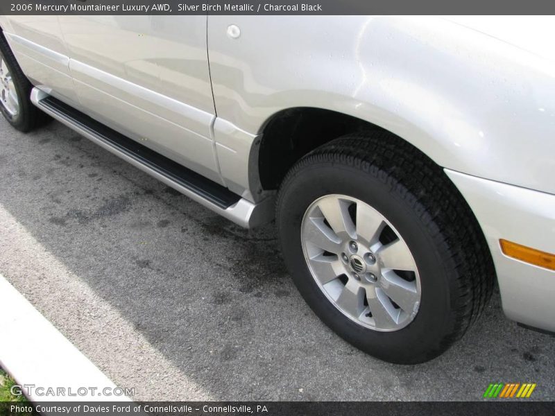 Silver Birch Metallic / Charcoal Black 2006 Mercury Mountaineer Luxury AWD