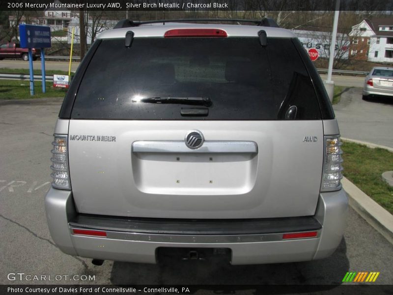Silver Birch Metallic / Charcoal Black 2006 Mercury Mountaineer Luxury AWD