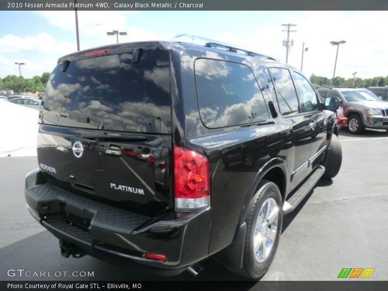Galaxy Black Metallic / Charcoal 2010 Nissan Armada Platinum 4WD
