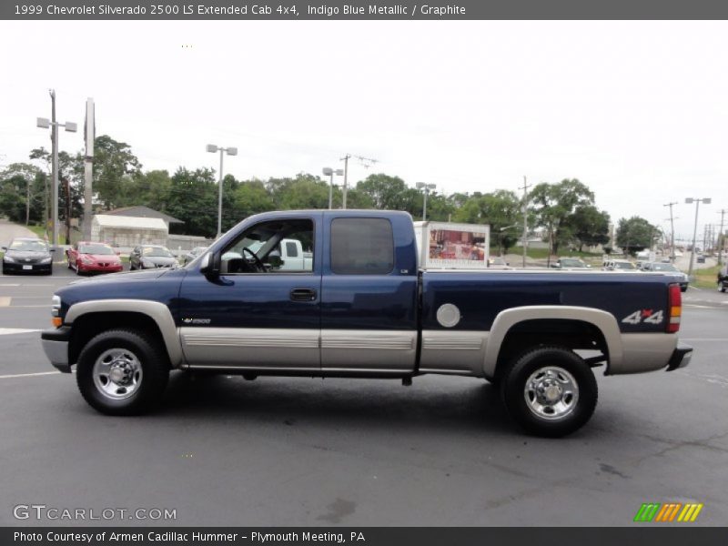  1999 Silverado 2500 LS Extended Cab 4x4 Indigo Blue Metallic