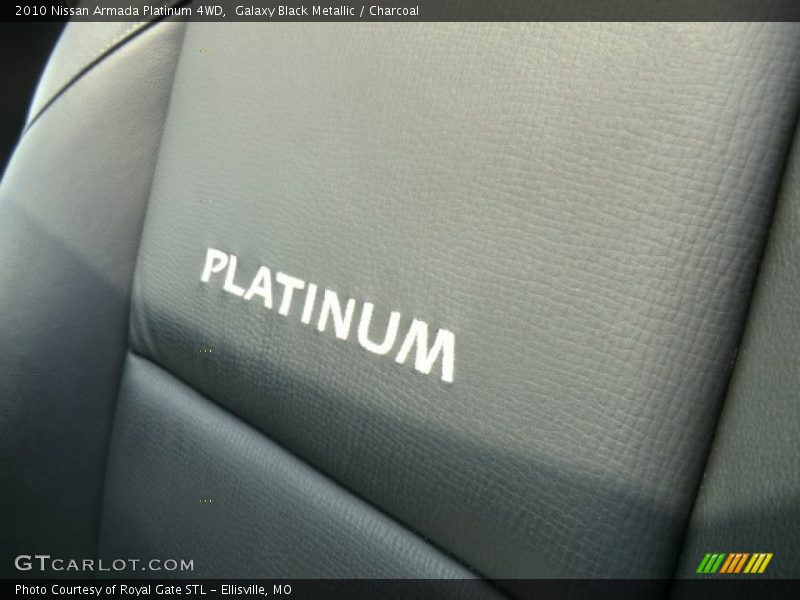 Galaxy Black Metallic / Charcoal 2010 Nissan Armada Platinum 4WD