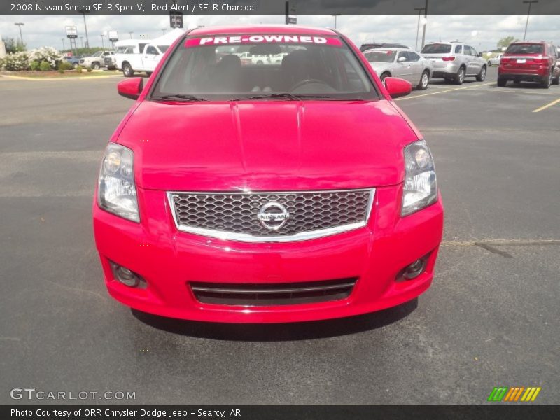 Red Alert / SE-R Charcoal 2008 Nissan Sentra SE-R Spec V