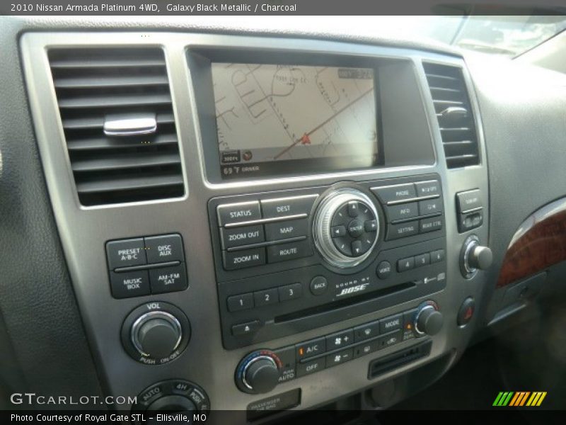 Galaxy Black Metallic / Charcoal 2010 Nissan Armada Platinum 4WD