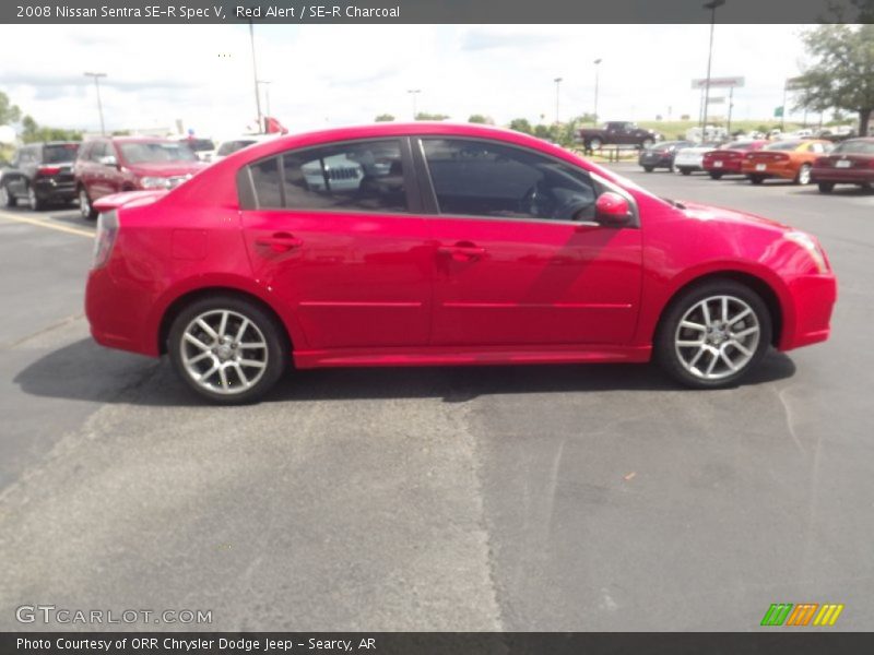 Red Alert / SE-R Charcoal 2008 Nissan Sentra SE-R Spec V