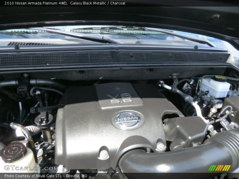 Galaxy Black Metallic / Charcoal 2010 Nissan Armada Platinum 4WD